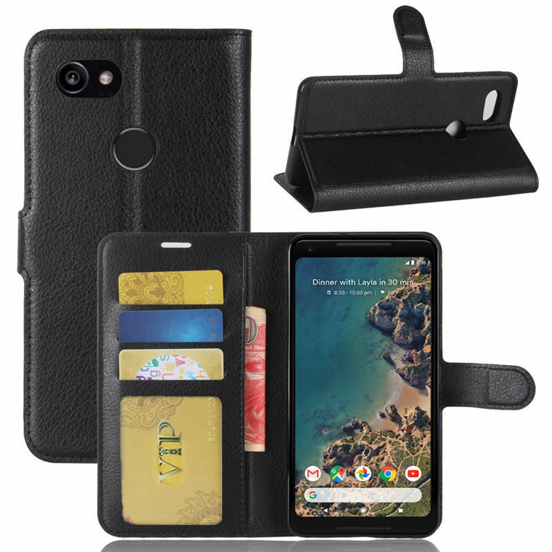 Leather Folio Wallet Case for Google Pixel 3a Leather Folio Wallet Case for Google Pixel 3a